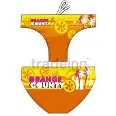 Turbo Orange Country Badeslip