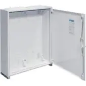 Hager FWB42D Feldvert. AP, univers, IP44, SKII, 96PLE, 2x4 Reihen 650x550x161mm, leer mit Tür