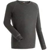 Maier Sports Shirt & Hose "Kim", Kinder, Gr. 176, grau (mittelgrau), 100% Polyester, KOB Set-Artikel Shirt & Hose, Kinder Ski-Wäsche-Set, Funktionswäsche, Lange Unterhose + Unterhemd