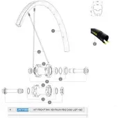Mavic Ksyrium Pro Ust Disc 19c Vorderradfelge