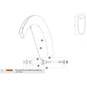 Mavic Comete Pro Carbon Sl Ust 20 Front Felge