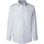 Pepe Jeans für Herren. PM3090837 Hemd Craig weiß (M), Lässig, Baumwolle, Langarm