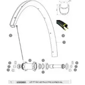 Mavic Ksyrium Pro Carbon Slc Disc Hr Vorderradfelge