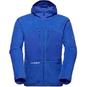 Mammut - Eiger Nordwand Pro Midlayer Air Hooded Jacket - Fleecejacke Gr S blau