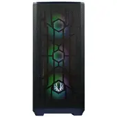 BitFenix Nova Mesh SE, Midi Tower, PC, Schwarz, ATX, micro ATX, Mini-ITX, Netz, Kunststoff, Stahl, Aktivität, Leistung