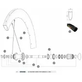 Mavic Comete Pro Carbon Sl Tubular Disc Rear Felge