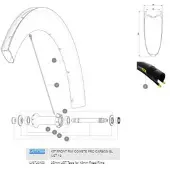 Mavic Comete Pro Carbon Sl Ust 19 Front Felge