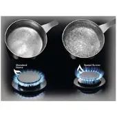 Electrolux EGS6426SX, Edelstahl, Integriert, Gaskochfeld, Edelstahl, 4 Zone(n), 4 Zone(n)