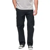 Superdry für Herren. M7011029A Marineblaue lockere Cargohose (34/32), Lässig, Baumwolle