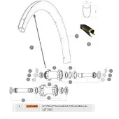 Mavic Cosmic Pro Carbon Sl Ust Disc Front Felge
