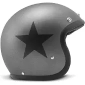 DMD Retro Star Grey Jethelm Unisex Glasfaser grau, XL