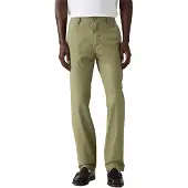 Levi's 1100000002199 "CHINO AUTHENTIC STRT", Herren, Gr. 31, Länge 30, grün (deep liche30), Web, Obermaterial: 100% Baumwolle, unifarben, regular fit knöchellang, Hosen 1100000002199, in vielen Farben