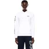 EA7 für Herren. 7M000569_AF13512 Sweatshirt Logo Serie weiß (3XL), Lässig, Baumwolle