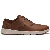 Timberland Mens Low Lace UP Sneaker dk brn f grain 8.5