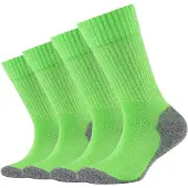 Camano Funktionssocken "function", Herren, Gr. 23-26, grün (grün, meliert), Materialmix, uni und meliert, normal, Socken Funktionssocken, mit verstärkten Belastungszonen an Ferse und Spitze