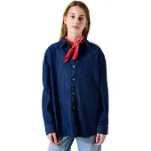 Garcia mädchen Shirt, 128/134, Blau