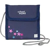 School-mood Brustbeutel Geldbörse Neck Pouch Leni dunkelblau