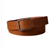 Calvin Klein Ledergürtel JEANS "WARMTH BUCKLE", Herren, Gr. 115, braun (ck cognac, antique silber), Rindsleder, unifarben, Gürtel Ledergürtel, Größenverstellbar