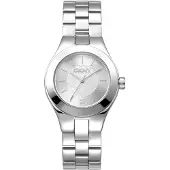 DKNY Parsons Midi Silver Stainless Steel DK1L026M0015