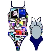 Turbo Comic Badeanzug Mit Dünnen Trägern