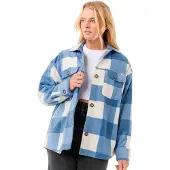 Rip Curl RipCurl Neon Isles Fleece Long Sleeve Shirt blue (0070) XS