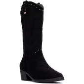 Xti für Damen. 13056901-NEGRO Stiefel 130569 schwarz (37), 3 bis 5 cm, Reißverschluss, Lässig
