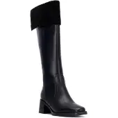 Carmela für Damen. 16269102-NEGRO Lederstiefel 162691 schwarz (37), 3 bis 5 cm, Reißverschluss, Lässig, Klassisch