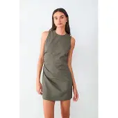 Balmohk Stripes Kurzes ärmelloses Kleid