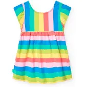 Boboli Knit Striped ärmelloses Kleid