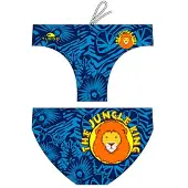 Turbo Jungle King Waterpolo Royal Badeslip