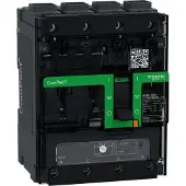 Schneider Electric C11H4TM100L Kompaktleistungsschalter ComPacT NSXm 100 A mit TM100D 4P/4T 70kA/415V EverLink