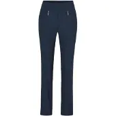 Goldner Schlupfhose LOUISA mit Steppnähten in marine | Gr.: 48