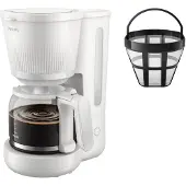 Philips Filterkaffeemaschine Serie 3000 weiß (HD7411/00)