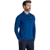 Craghoppers Nosilife Bramshaw Long Sleeved Polo Top deep marina (1B4) L
