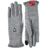 Hestra - Gravita Merino Liner 5 Finger - Handschuhe Gr 10 grau