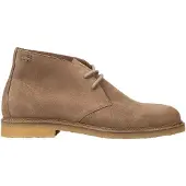 BOSS für Herren. 50557714 Hybrid Leder-Stiefeletten Canvas beige (46), Wohnung, Wildleder, Schnürsenkel, Lässig