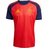 Adidas Fußballtrikot PERFORMANCE "RFEF H JSY", Herren, Gr. S, rot (vivrot), Obermaterial: 100% Polyester, Trikots Fußballtrikot, mit Climacool Technologie, atmungsaktiv, Kurzarm