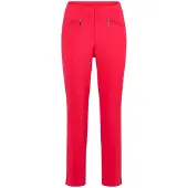 Goldner Kurzgröße: Stretchhose LOUISA, dehnbar & mit Taschen in rot | Gr.: 27