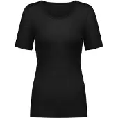 Mey T-Shirt Serie Wool Love Schwarz | Größe 46/48