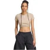 Adidas T-Shirt Essentials Rib Washed T-Shirt damen EU S