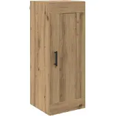 vidaXL Wandschrank Artisan-Eiche 34,5 x 34 x 90 cm Holzwerkstoff