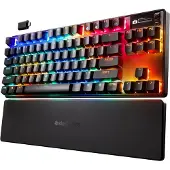 SteelSeries APEX PRO TKL WIRELESS GEN 3, Verkabelt & Kabellos, USB + RF Wireless + Bluetooth, Magnetic-mechanical key switch, QWERTY, RGB-LED, Schwarz