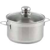 City Stolze Stahl Waren MEAT POT Kochtopf inkl. Deckel, Edelstahl, 16 cm Durchmesser, Induktionsherd-geeignet
