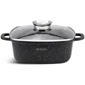Edenberg Marmor-Topf mit Deckel 4,4L Traditionell EB8113