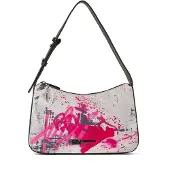 Karl lagerfeld JEANS Damen Logo Shoulder Bag All Over Print Maler-Print, Allover-Print, Rosa One size