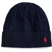 Ralph Lauren für Damen. 455981442008 Mütze aus Wolle und Kaschmir in Marineblau (OSFA), Lässig