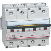 Legrand 409364 DX3 Leitungsschutzschalter C-Charakteristik, 125A, 4-polig, 10kA, 400VAC, 6TE