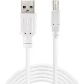 Sandberg USB 2.0 A-B male 1.8 m, 180 m, USB A, USB B, USB 2.0, Stecker/Stecker, Weiß