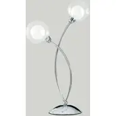 LUCE Design I-BLOG-L2 Tischlampe BLOG G9 | mit Schalter | chrom