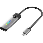 J5CREATE JCA157-N USB-C-zu-HDMI 2.1-8K-Adapter, 0,1 m, USB Typ-C, HDMI, Stecker, Buchse, Gerade